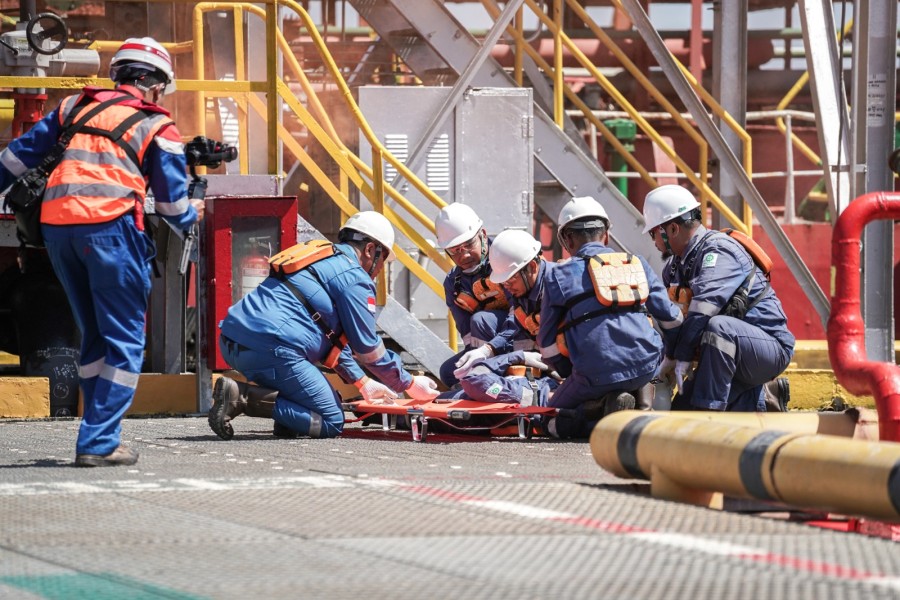 Gelar Simulasi, PHR dan Aparat Gabungan Solid Amankan Obvitnas Dumai