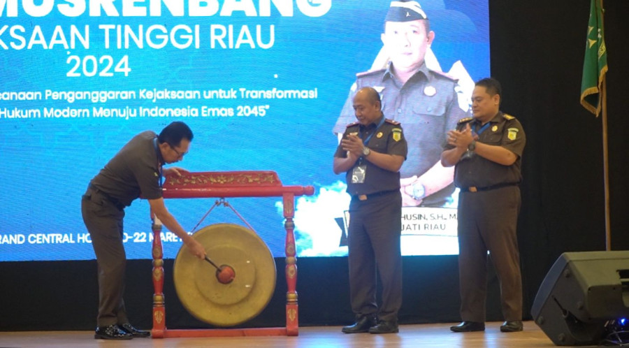 Kajati Akmal Abbas Buka Pra Musrembang Kejaksaan Tinggi Riau 2024