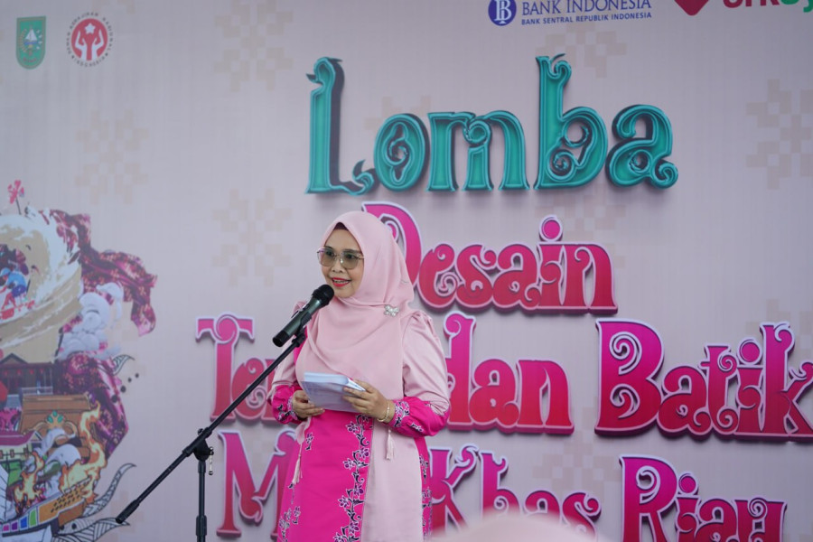 Dekranasda Gelar Lomba Motif Tenun dan Batik Khas Riau, ini Pesan Zuliana Rahman Hadi