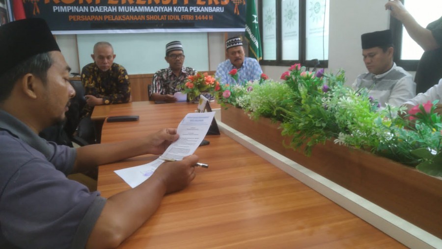 Jumat Nanti, Muhammadiyah Siapkan 10 Titik Lokasi Sholat Ied di Pekanbaru