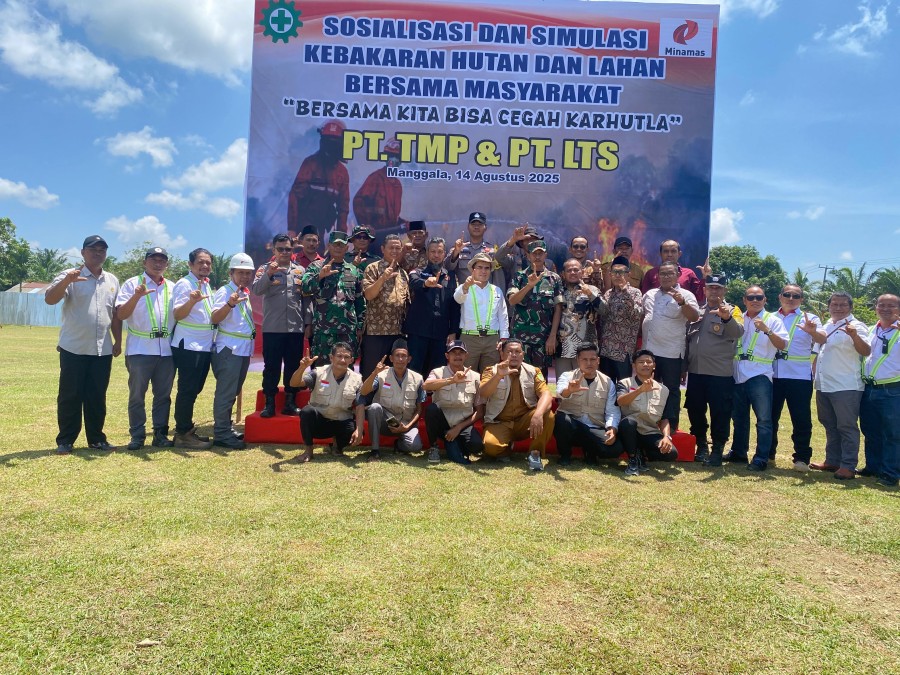 PT TMP Komit Cegah Karhutla dan Luncurkan Desa Mandiri Peduli Gambut di Rohil