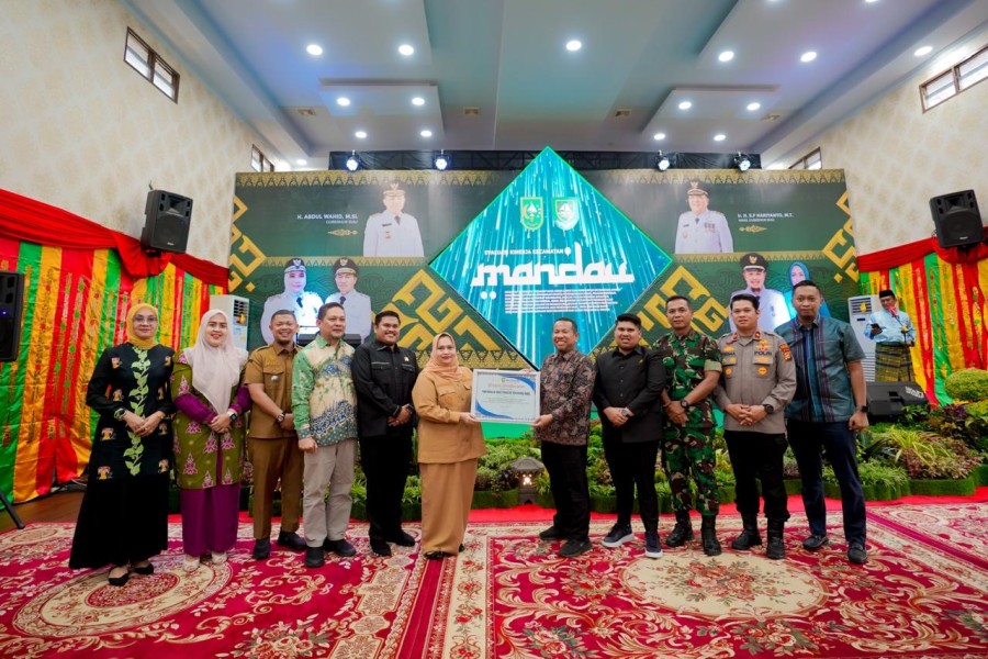 Mandau Tampil Percaya Diri Wakili Bengkalis di Penilaian Kinerja Kecamatan Riau 2025
