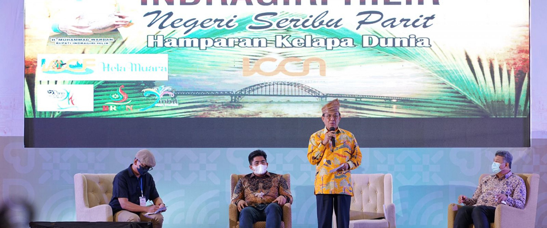 Hadiri Acara Indonesia Creative Cities Confrence Festival, Bupati Sampaikan Potensi Inhil