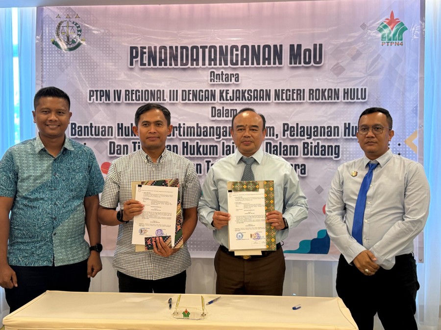 Kejari Rohul dan PTPN IV Sepakati Kerjasama, Perkuat Pengamanan Aset Negara