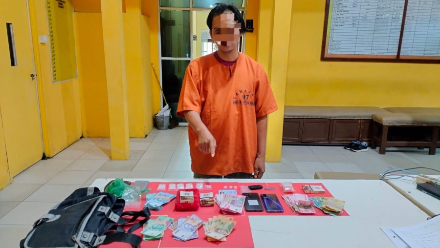 Pengedar Sabu Dibekuk di Tapung Hilir, Polisi Sita 27,55 Gram Barang Bukti