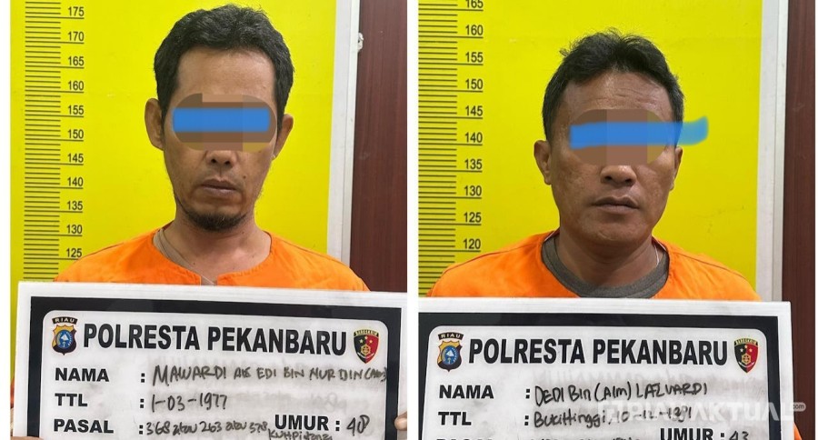 Ngaku Petugas DLHK Pekanbaru, Dua Pria Raup Uang Lewat Kwitansi Bodong