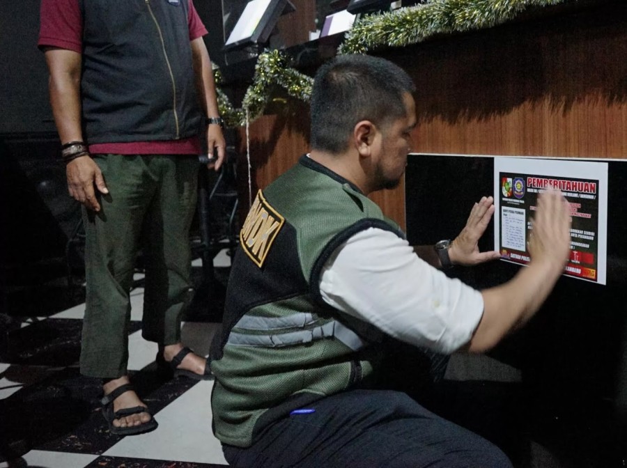 Satpol PP Segel THM H2, Diduga Langgar Izin dan Kesepakatan Acara
