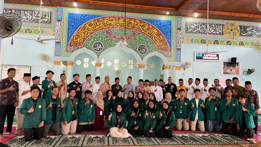 Rektor UMRI Monev KKN dan Tabligh Akbar di Kuansing