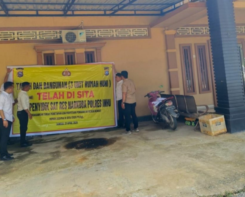 Polres Inhu Sita Rumah Mewah Bandar Narkoba 'Mak Gandi', Bongkar Jaringan TPPU