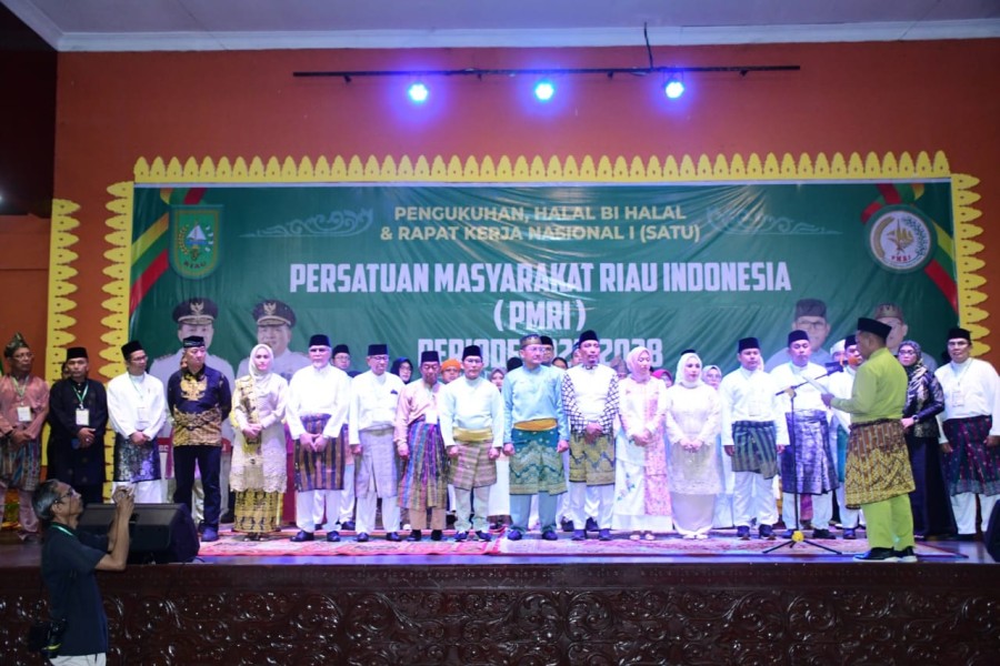 PMRI Kukuhkan Pengurus Baru, Sekda Bengkalis Hadiri Rakernas dan Halal Bihalal di TMII