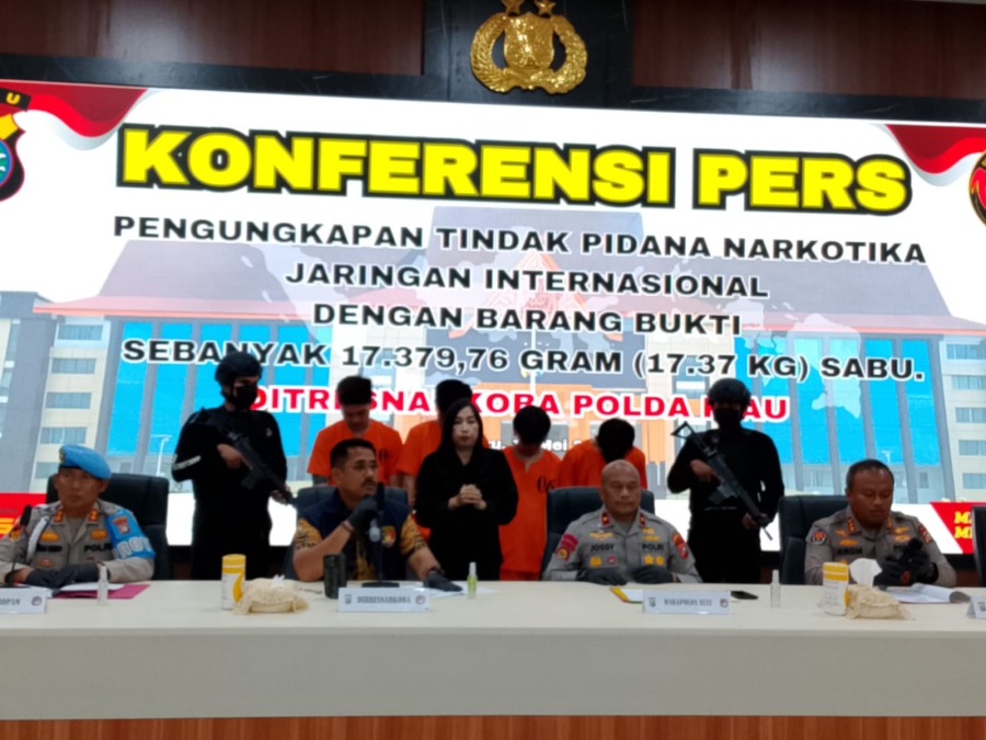 Dirnarkoba Polda Riau Gerah,  Riau Jadi Pintu Masuk Jaringan Narkoba Internasional