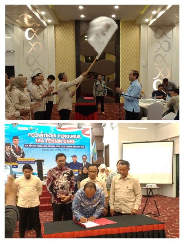 Zulhendri Pimpin IKA Teknik UNRI 2026-2030, Bidik Penyerapan Tenaga Kerja