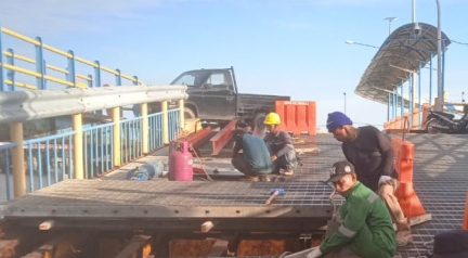 Dishub Bengkalis Hentikan  Sementara Operasional Dermaga II Roro Sungai Selari