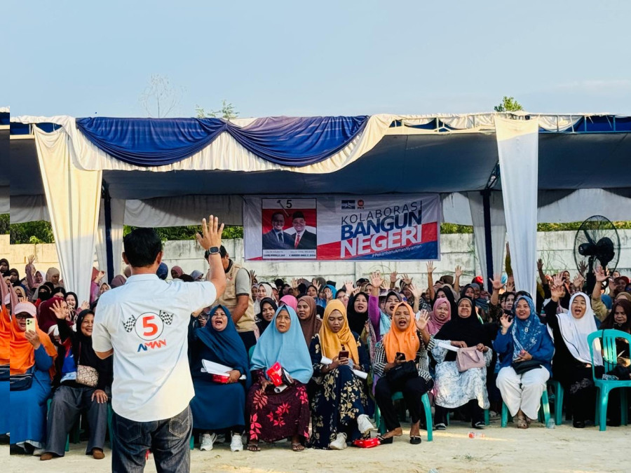 Balas Budi, Warga Sei Mintan Siap Coblos Paslon AMAn