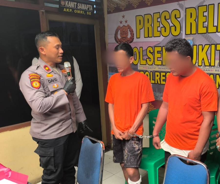 Beraksi di Pekanbaru, Duo Pencuri Pecah Kaca Mobil Asal Sumsel Diringkus Polisi