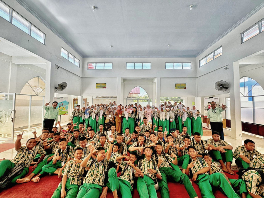 Motivasi Pelajar Menabung, BRK Syariah Arifin Ahmad Sosialisasikan Program KEJAR