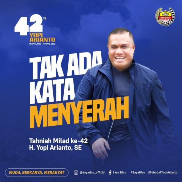 Sah ! Yopi Arianto Resmi Jabat Sekretaris DPW Partai NasDem Riau