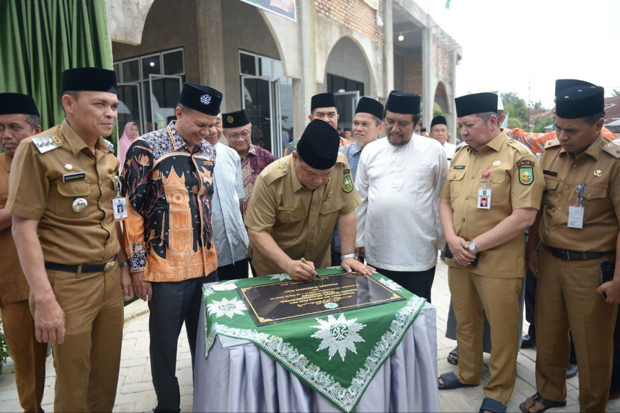Pj Gubri SF Hariyanto Resmikan Masjid Taqwa Muhammadiyah Tuah Madani Pekanbaru