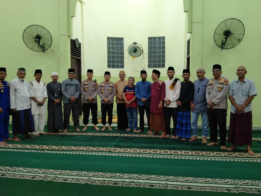 Safari Ramadhan di Masjid As Sa'adah, Kapolres Bengkalis: Polisi dan Masyarakat Harus Bersinergi