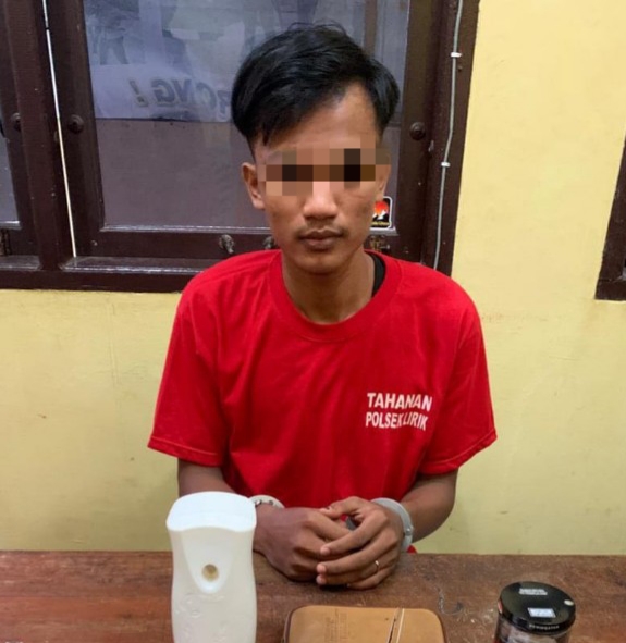 Polsek Lirik Gerebek Bandar Sabu di Bulan Ramadhan, 121,2 Gram Barang Bukti Diamankan