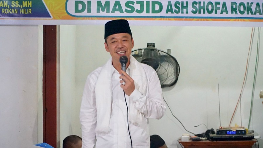 Safari Ramadhan di Pekaitan, Bupati Afrizal Himbau Warga Tidak Terpengaruh Hoax