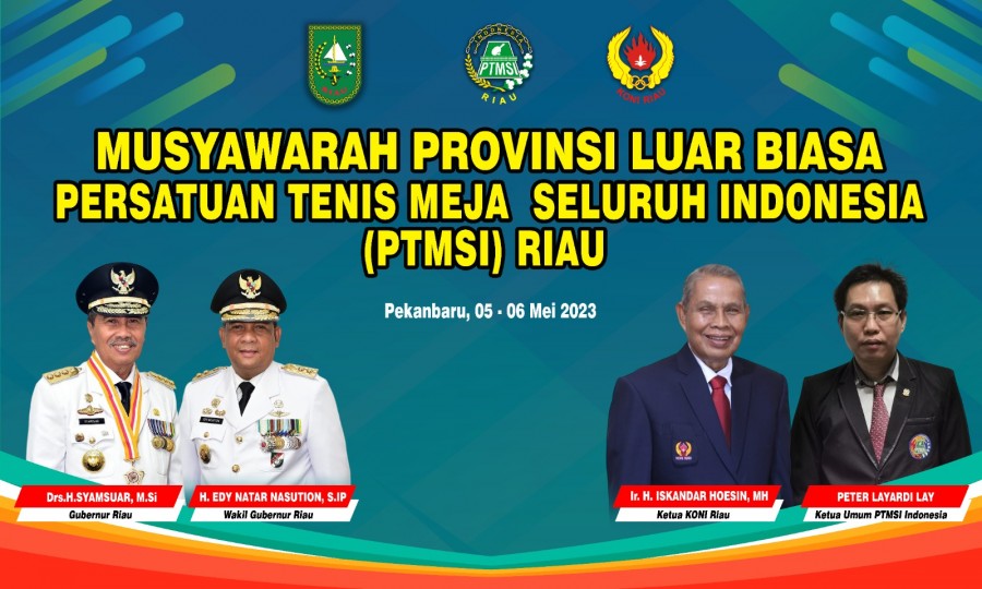Ketua Umum PB PTMSI Akan Buka Musprovlub PTMSI Riau