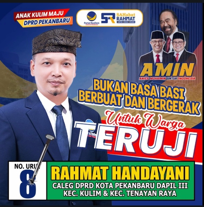 Bukan Basa Basi, Rahmat Handayani Luncurkan 8 Program Prioritas Bila Terpilih