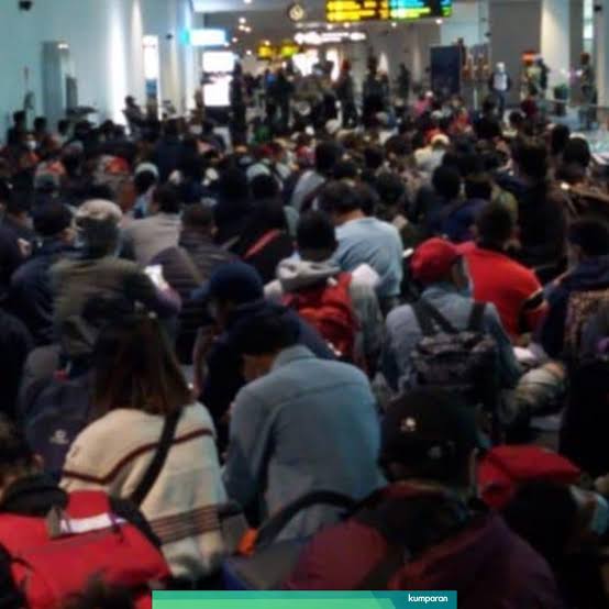 401 WNI ABK Pesiar yang Pulang ke Indonesia Menumpuk di Bandara Soetta