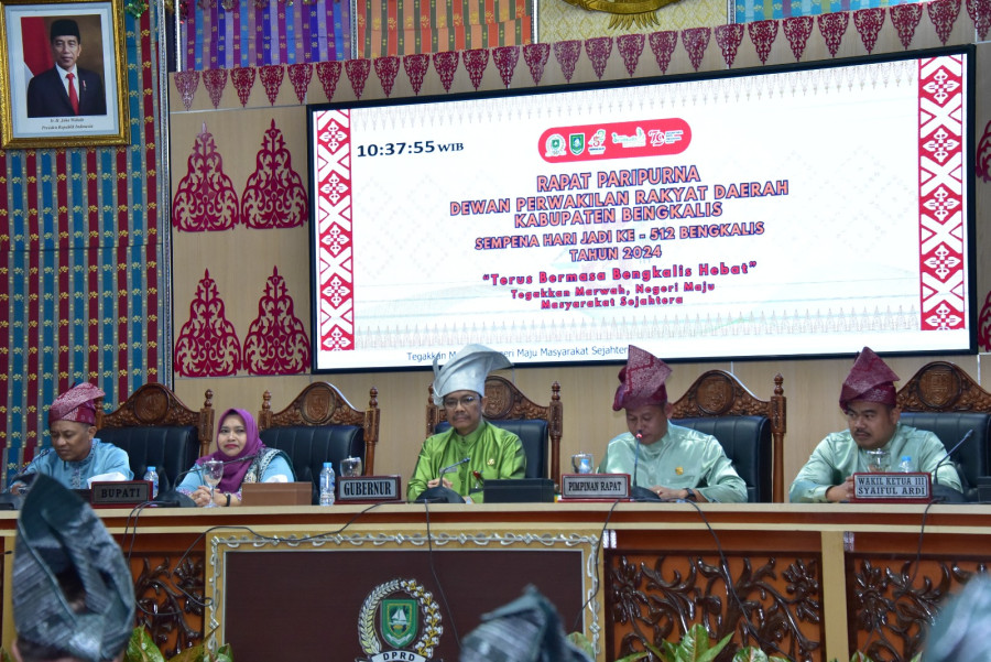 DPRD Gelar Rapat Paripurna Istimewa Ulang Tahun Bengkalis ke-512