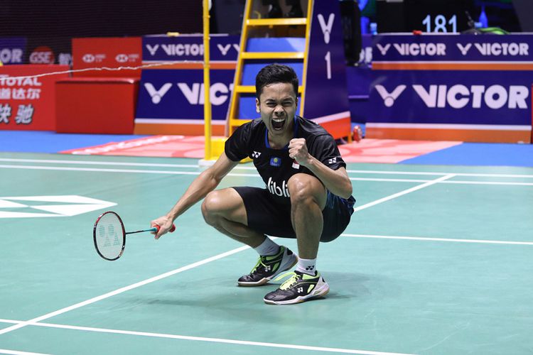 Keren, Ginting masuk 16 besar Korea Open 2018