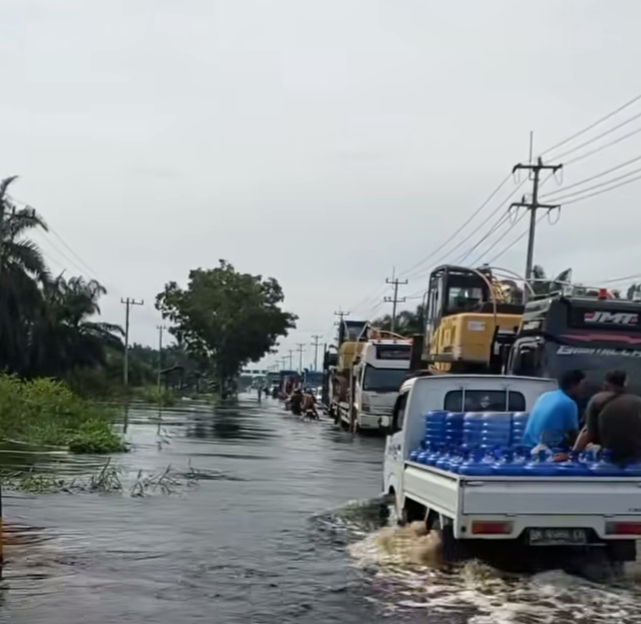 Debit Air di Lintas Timur KM 83 Masih Bertahan, Warga Diminta Waspada