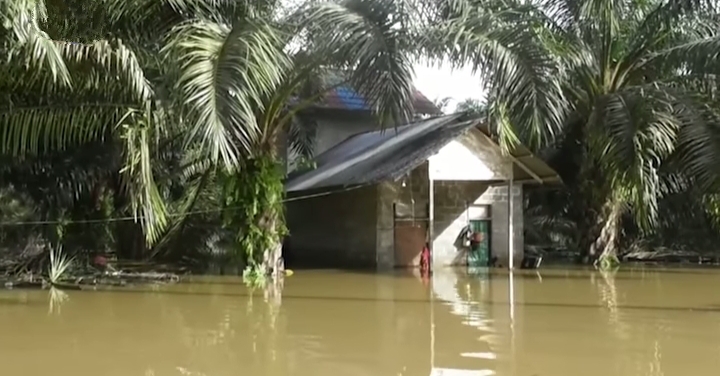 Lima Daerah di Riau Masih Terendam Banjir