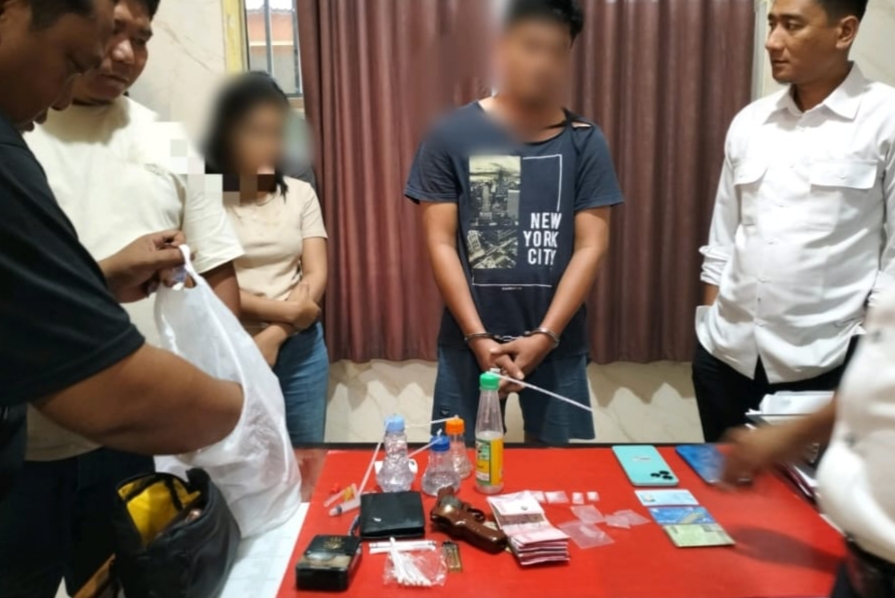 Unit Intel Kodim 0302/Inhu Ringkus 5 Tersangka Narkoba dan Senpi Rakitan