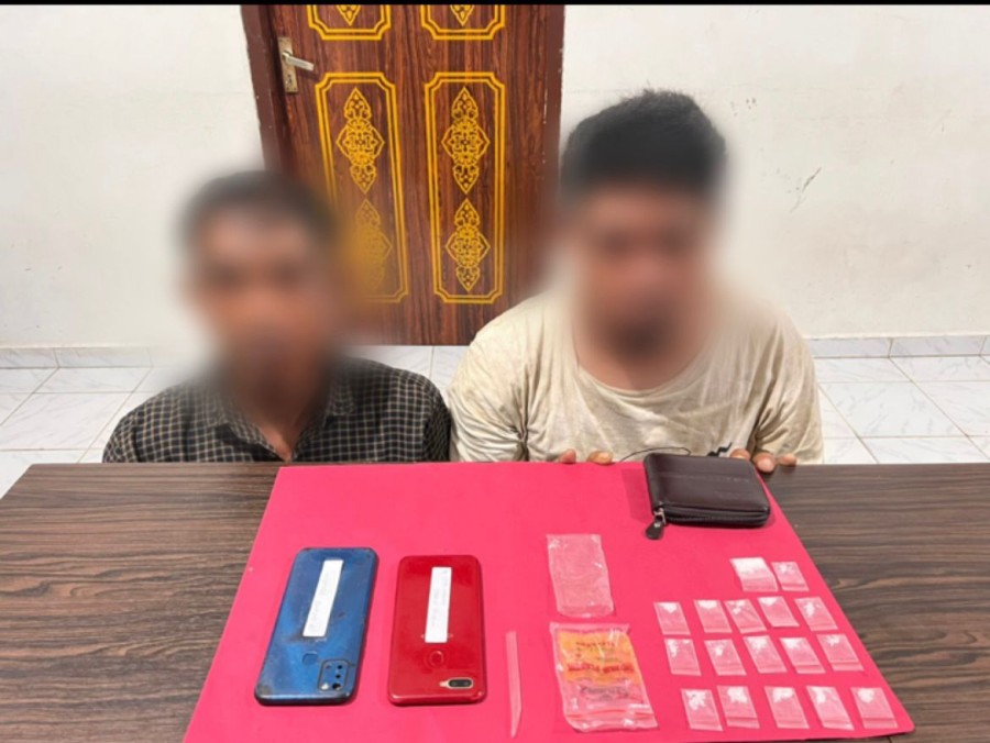 Dua Pengedar Sabu Ditangkap di Rohil, Barang Bukti Disembunyikan di Kebun Ubi