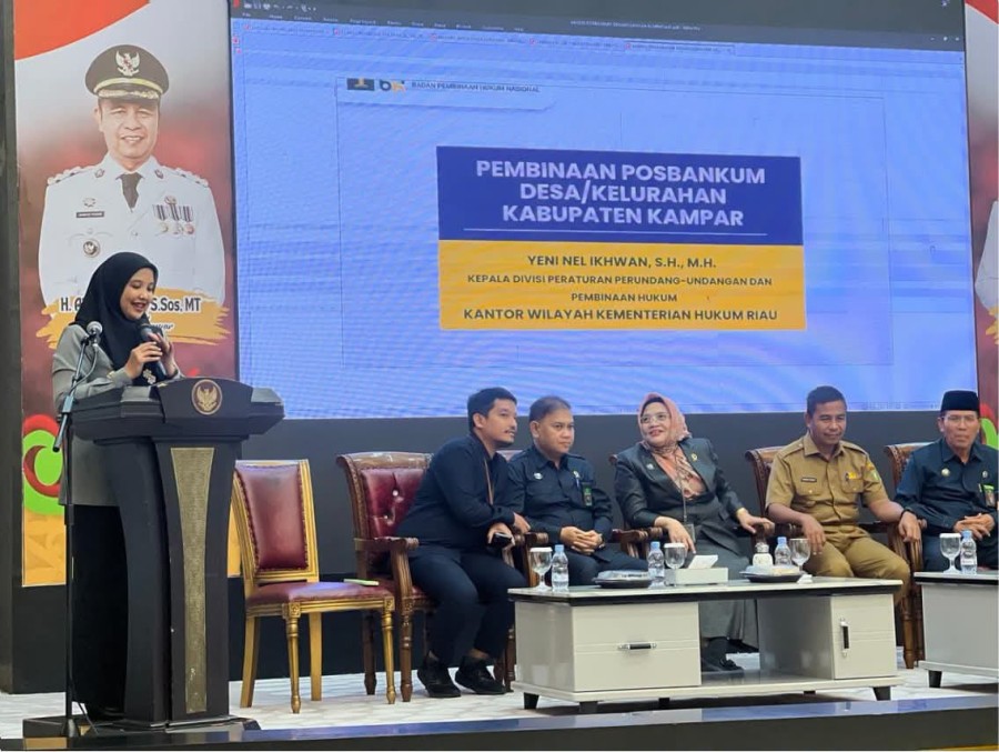 Transformasi Layanan Hukum, Kemenkum Riau Kenalkan TUANKU Online di Kampar