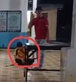 Bawa Sajam, Seorang Pria  Mengamuk di Depan Mess Pemkab Rohil