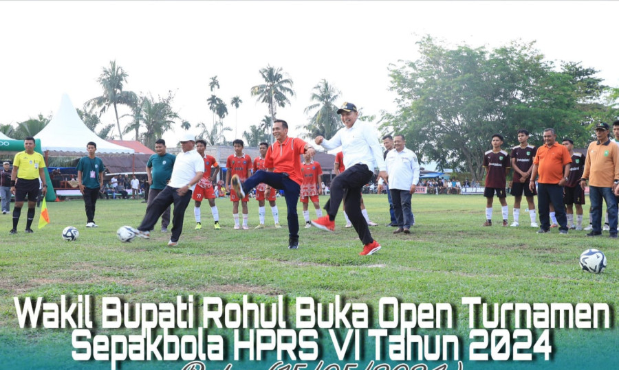 Open Turnamen HPRS CUP VI, Wabub Pesan Jaga Sportifitas dan Berikan Penampilan Terbaik