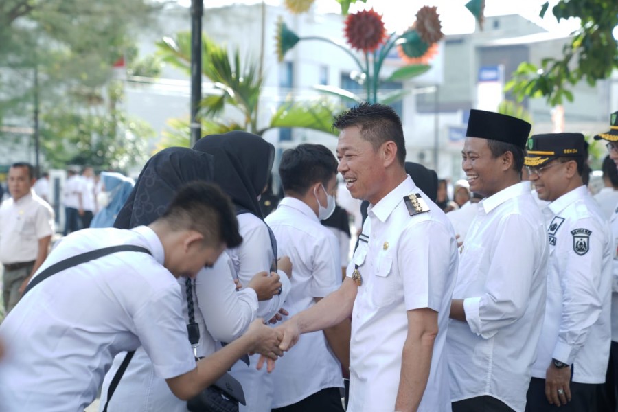 Halal Bihalal Idul Fitri 1444 H Bupati Rohil Ajak ASN Jaga Kekompakan