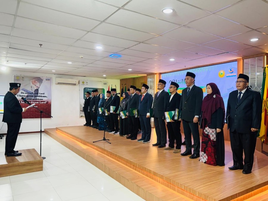 Ingatkan Target Kerja, Rektor UMRI Lantik 19 Pejabat Struktural Periode 2026-2028