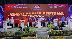 Bawaslu Minta 3 Point Ini Dievaluasi pada Debat Publik Kedua Pilwako Pekanbaru