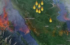Sebanyak 10 Titik Panas Terdeteksi di Riau, Cuaca Ekstrem Mengintai