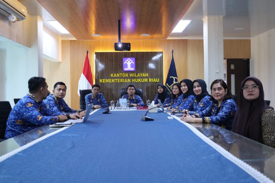Hari Kesaktian Pancasila, Kanwil Kemenkum Riau Tekankan Nilai Kebangsaan dalam Pelayanan