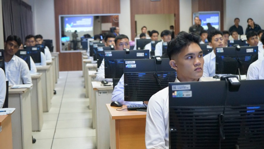 Kemenkum Riau Pantau Langsung Pelaksanaan SKD Poltekpin