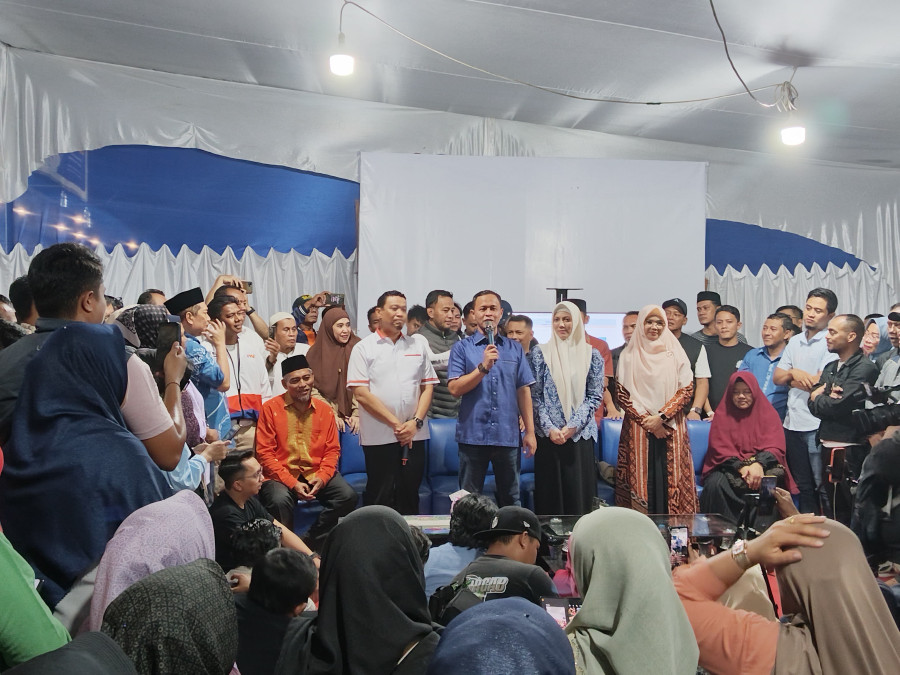 Rangking 1, Agung Nugroho - Markarius Anwar Unggul 47,10 Persen di Pilkada Pekanbaru