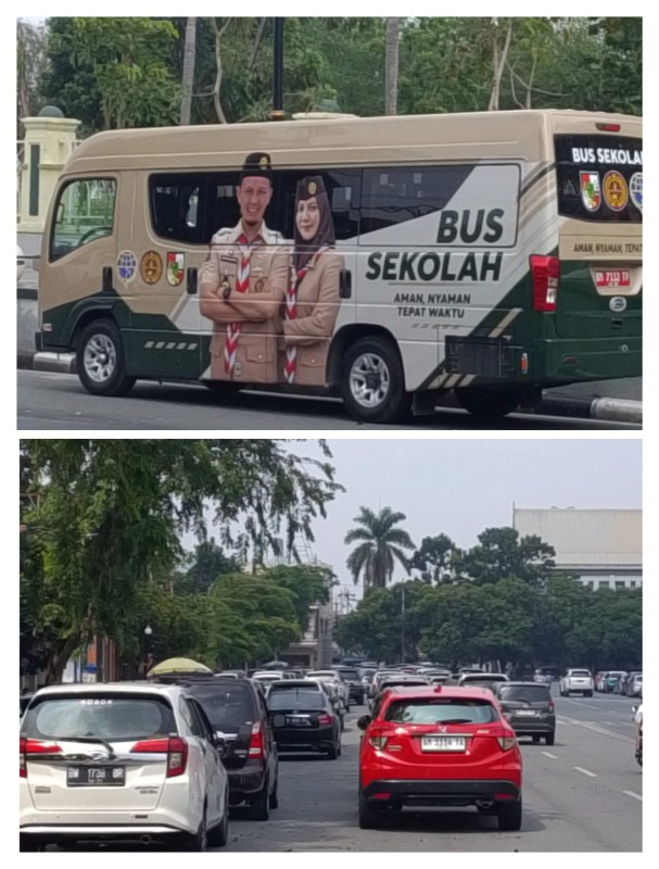 Kehadiran Bus Sekolah Gratis Diharapkan  Urai Kemacetan di Pekanbaru