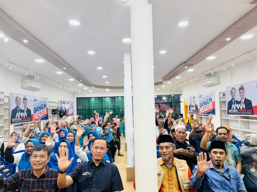 Deklarasi AMAn Bertuah, Paslon AMAn Janji Tingkatkan Kesejahteraan Masyarakat