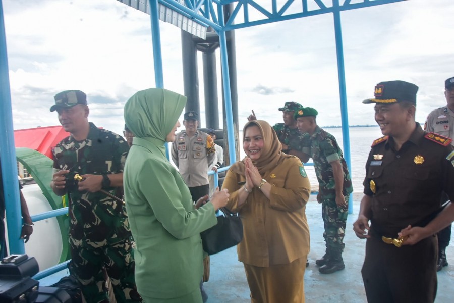 Bupati Kasmarni Sambut Kedatangan  Danrem 031 Brigjen TNI Dany Rakca
