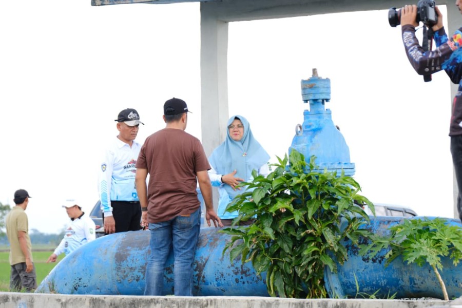 Bupati Afni Bentuk Satgas Bersama Atasi Krisis Air Sawah di Siak