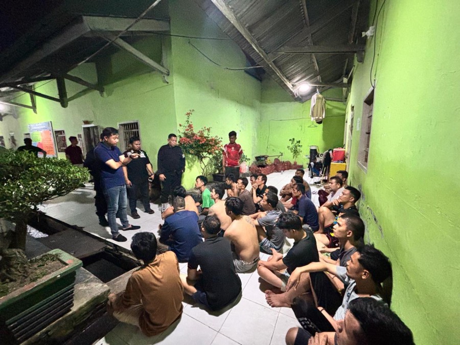 Razia Gabungan dan Tes Urine di Lapas Pekanbaru, Semua Warga Binaan Negatif Narkoba