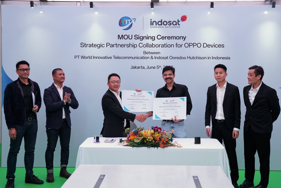 Indosat dan OPPO Jalin Kemitraan Percepat Pertumbuhan Bisnis Seluler di Indonesia